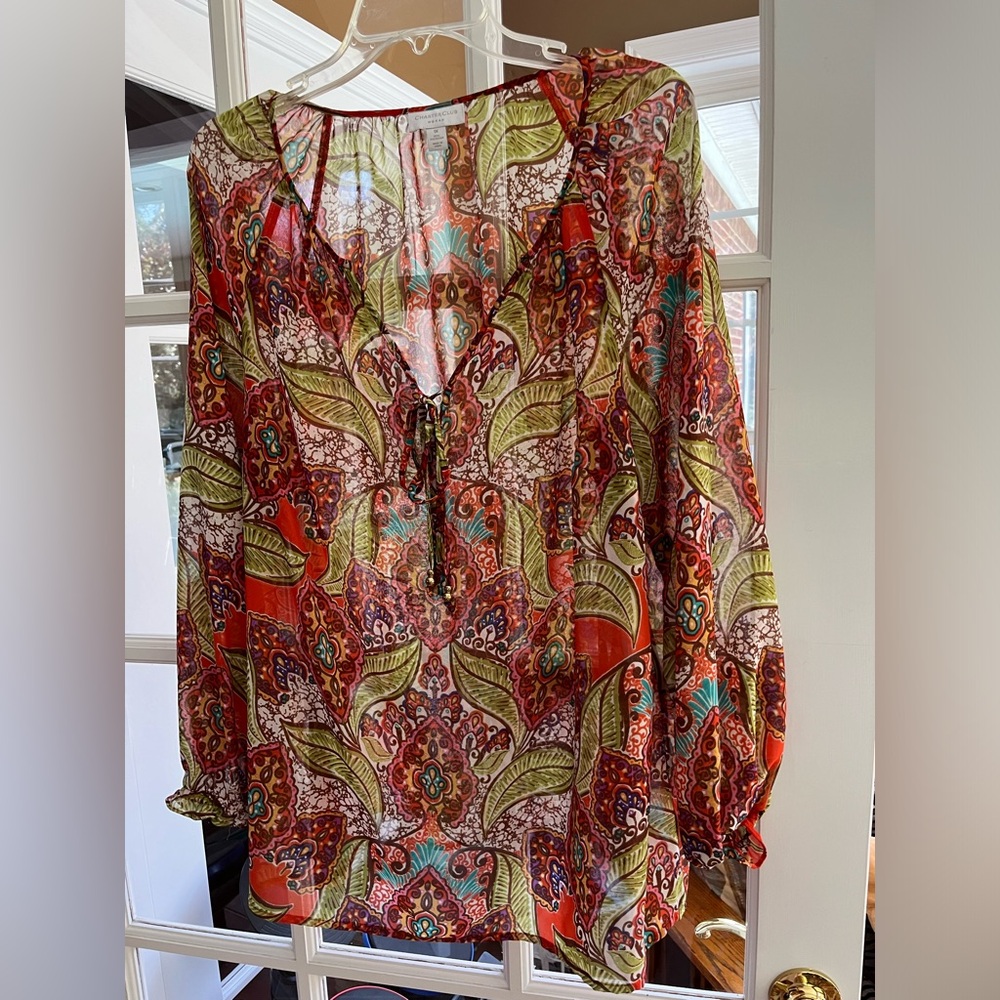 Women floral Charter Club blouse